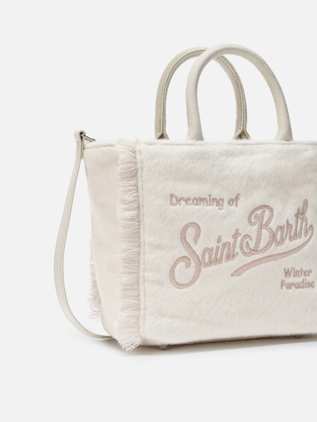 MC2 Saint Barth Mini Bag a Mano Felt in Misto Lana Donna