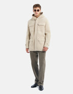 Dondup Giaccone regular in shearling Uomo