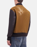 Dondup Bomber in Fustagno e Pelle Uomo