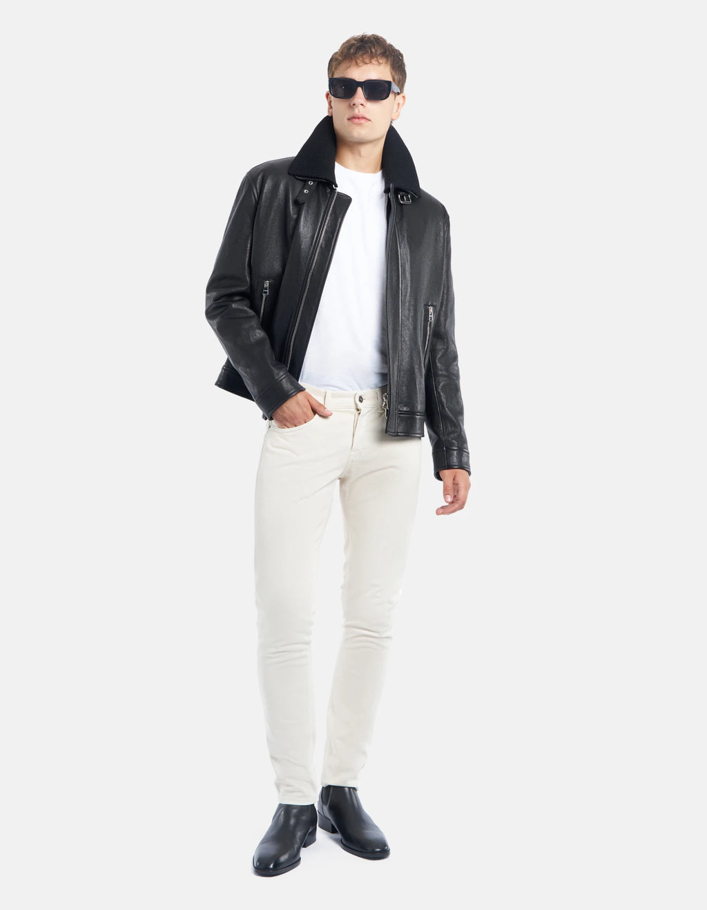 Dondup Jeans George Skinny in Bull Stretch Uomo