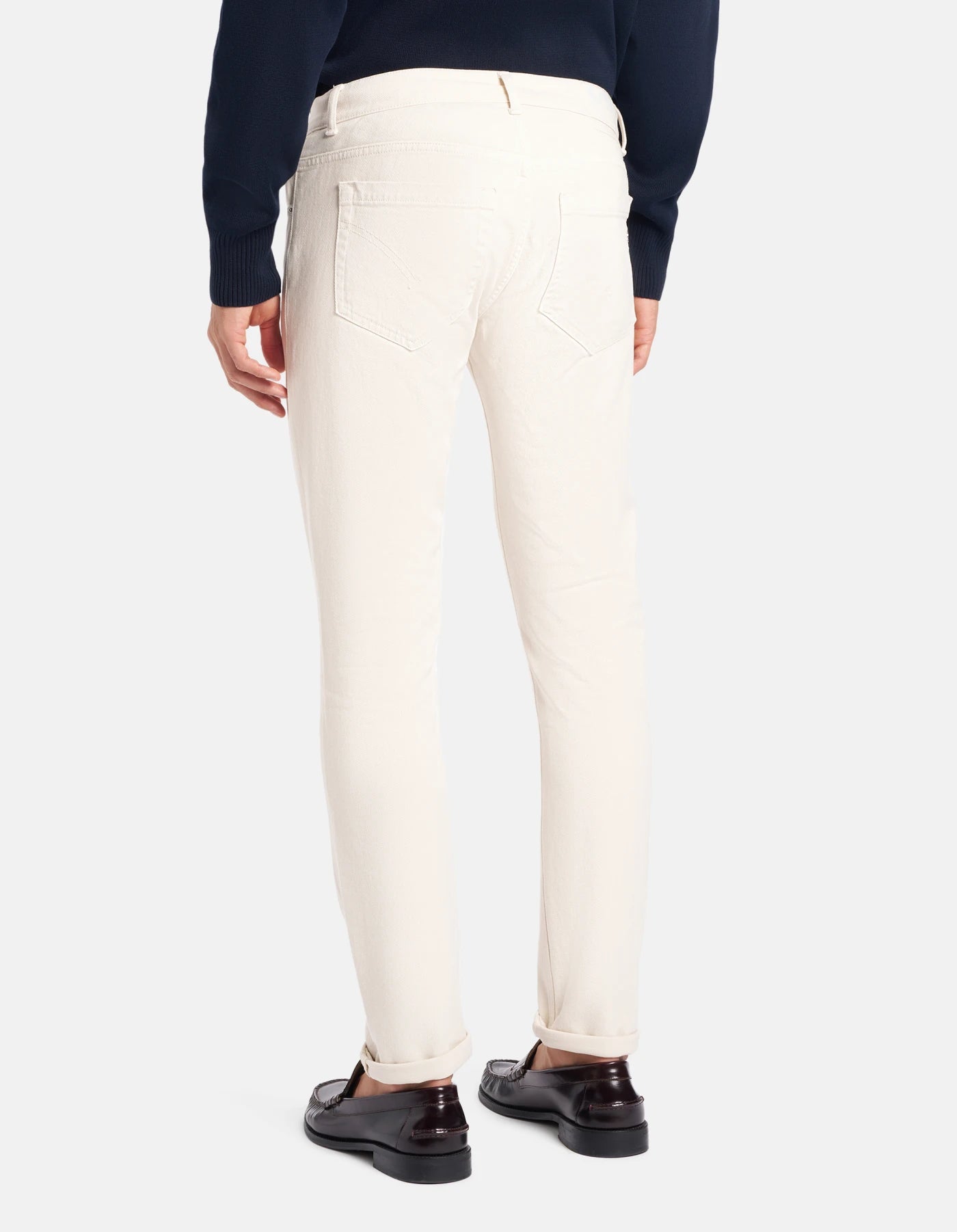 Dondup Jeans George Skinny in Bull Stretch Uomo