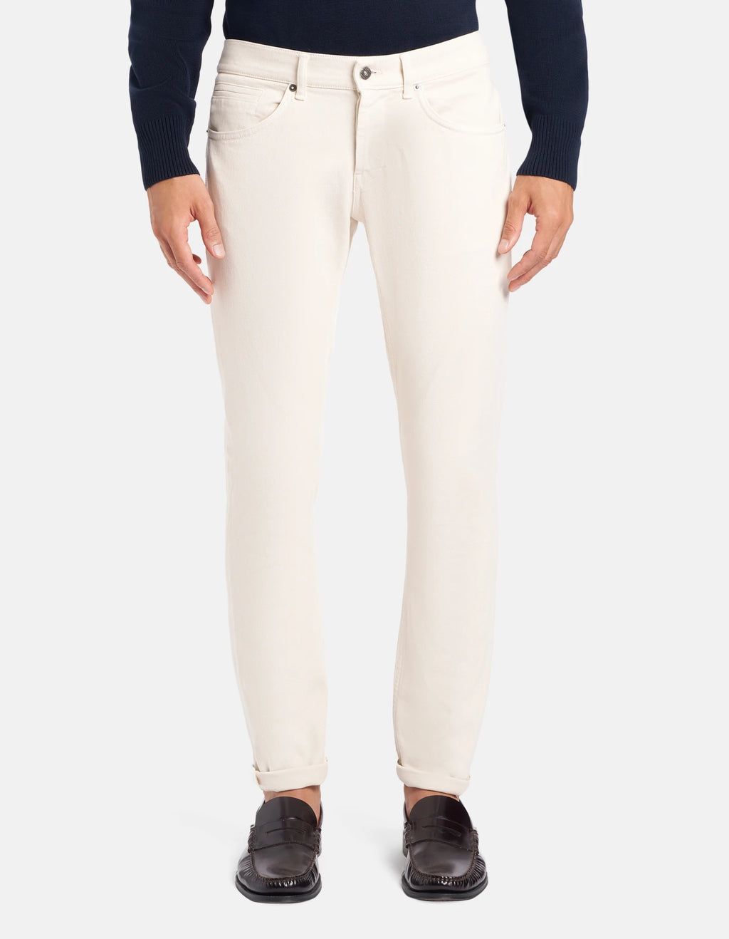 Dondup Jeans George Skinny in Bull Stretch Uomo