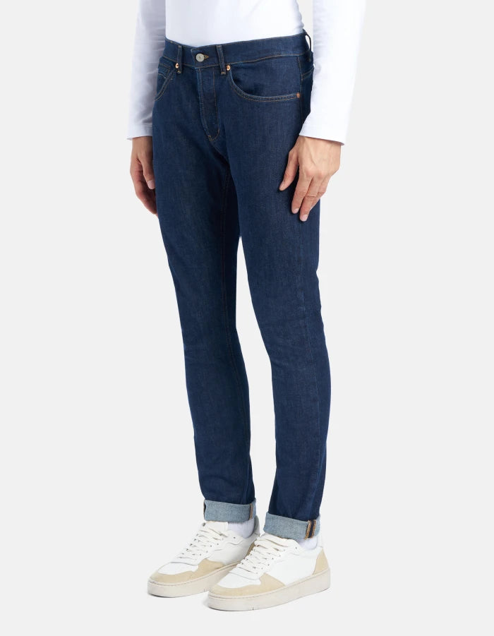 Dondup Jeans George Skinny in Denim Stretch Uomo