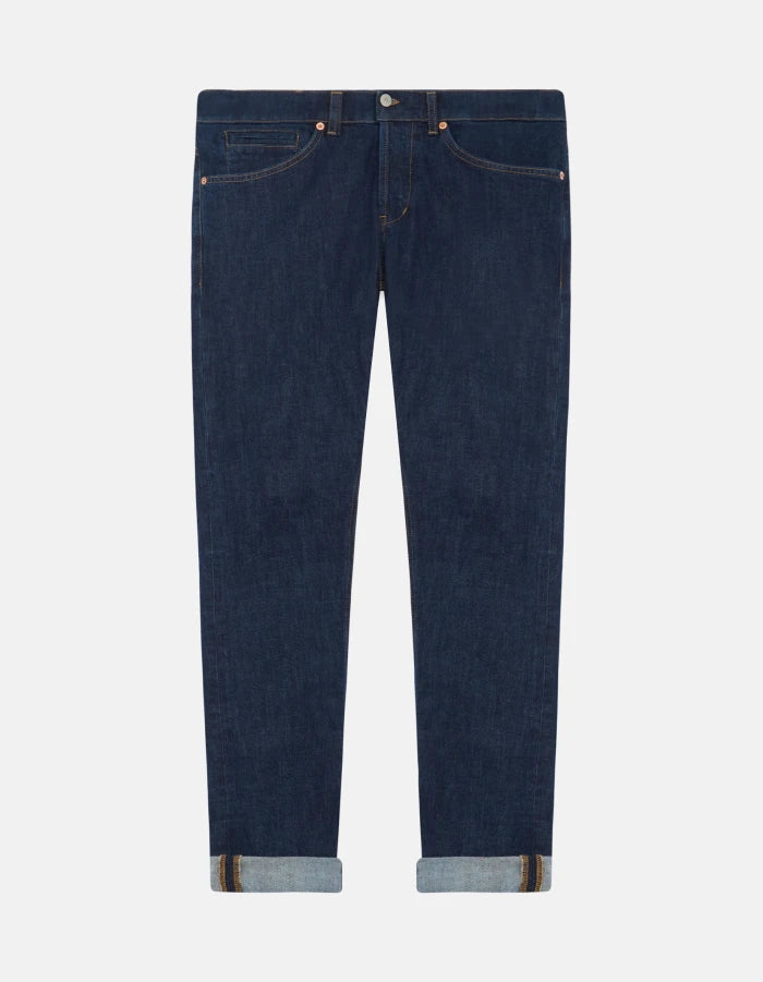 Dondup Jeans George Skinny in Denim Stretch Uomo