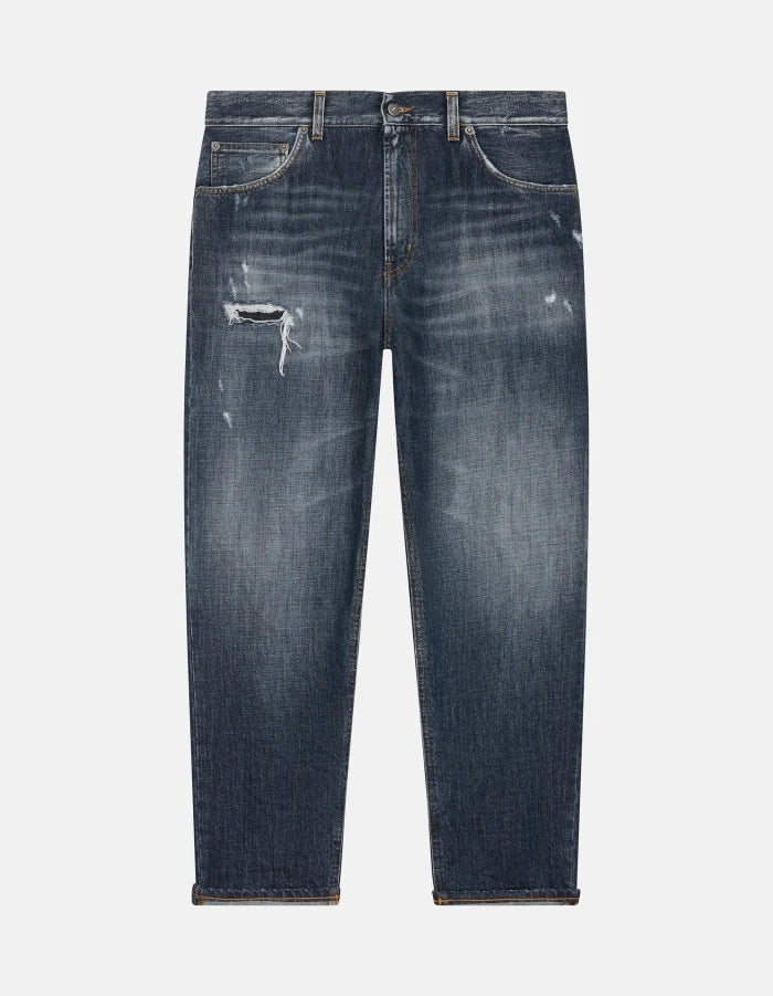 Dondup Jeans Paco loose in denim fisso riciclato Uomo