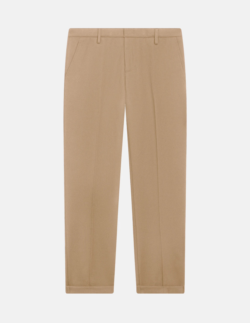 Dondup Pantaloni Gaubert relax regular in cover di lana e cotone Uomo