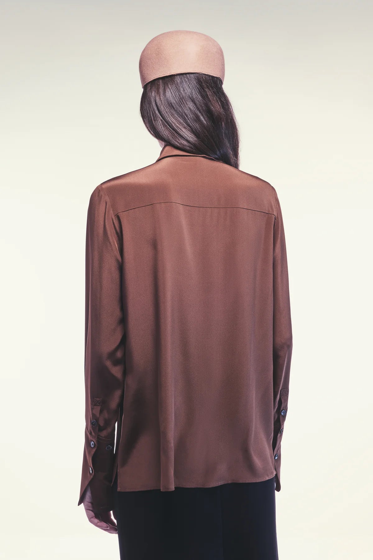 Liviana Conti Camicia Betsy in Seta con Volante Donna