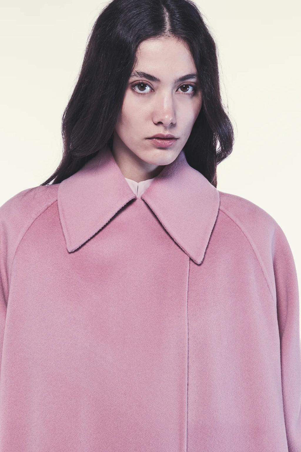 Liviana Conti Cappotto Lungo Kurt in Panno Double di Lana Donna