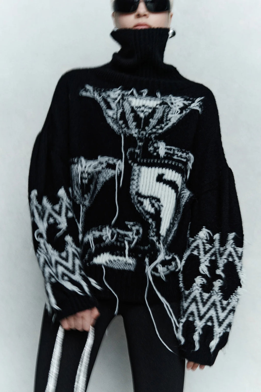 Circus Hotel Dolcevita con Disegno Jacquard Donna