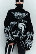 Circus Hotel Dolcevita con Disegno Jacquard Donna