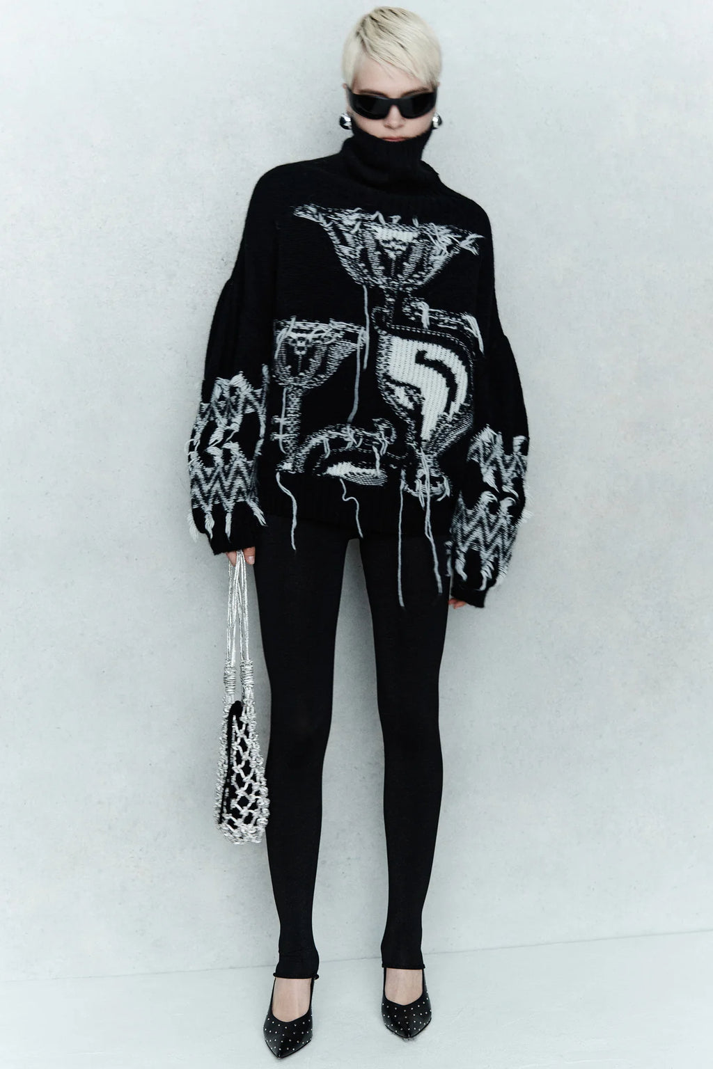 Circus Hotel Dolcevita con Disegno Jacquard Donna