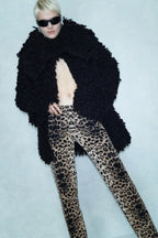 Circus Hotel Pantalone Jacquard Animalier Donna