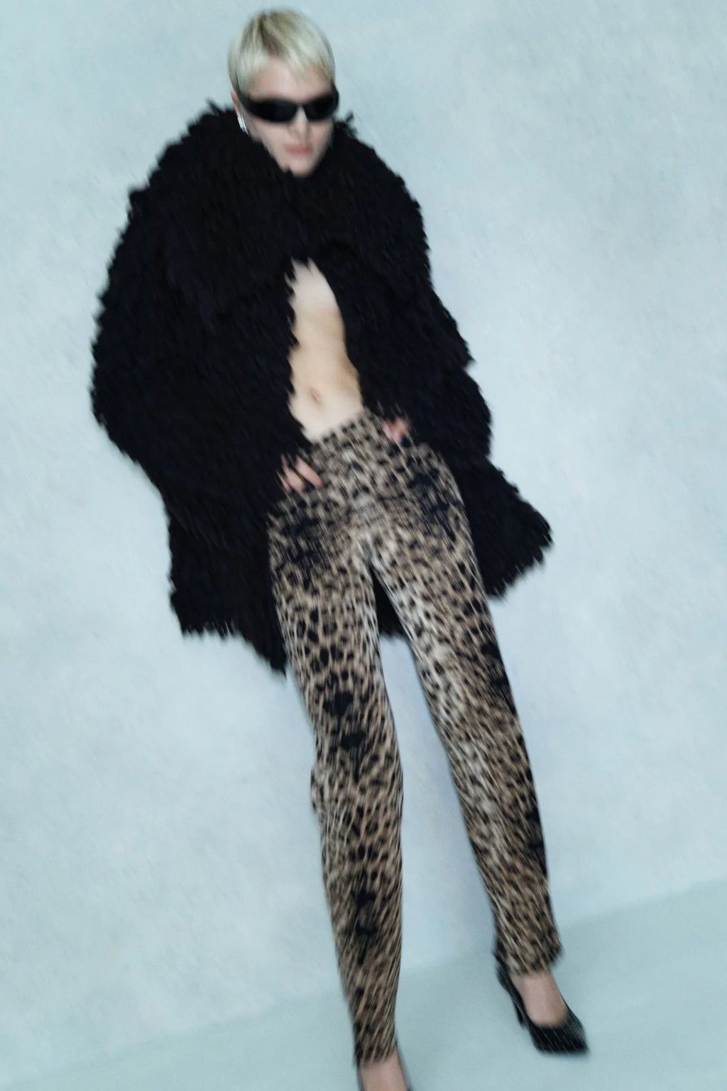 Circus Hotel Pantalone Jacquard Animalier Donna