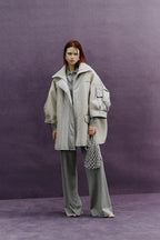 Circus Hotel Maxi Piumino Oversize Misto Teddy Donna