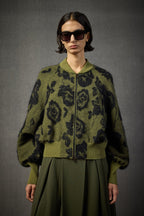 Liviana Conti Bomber Wallace in Mohair con paillettes Donna