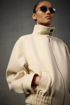 Liviana Conti Giacca Bomber in Cashmere Donna