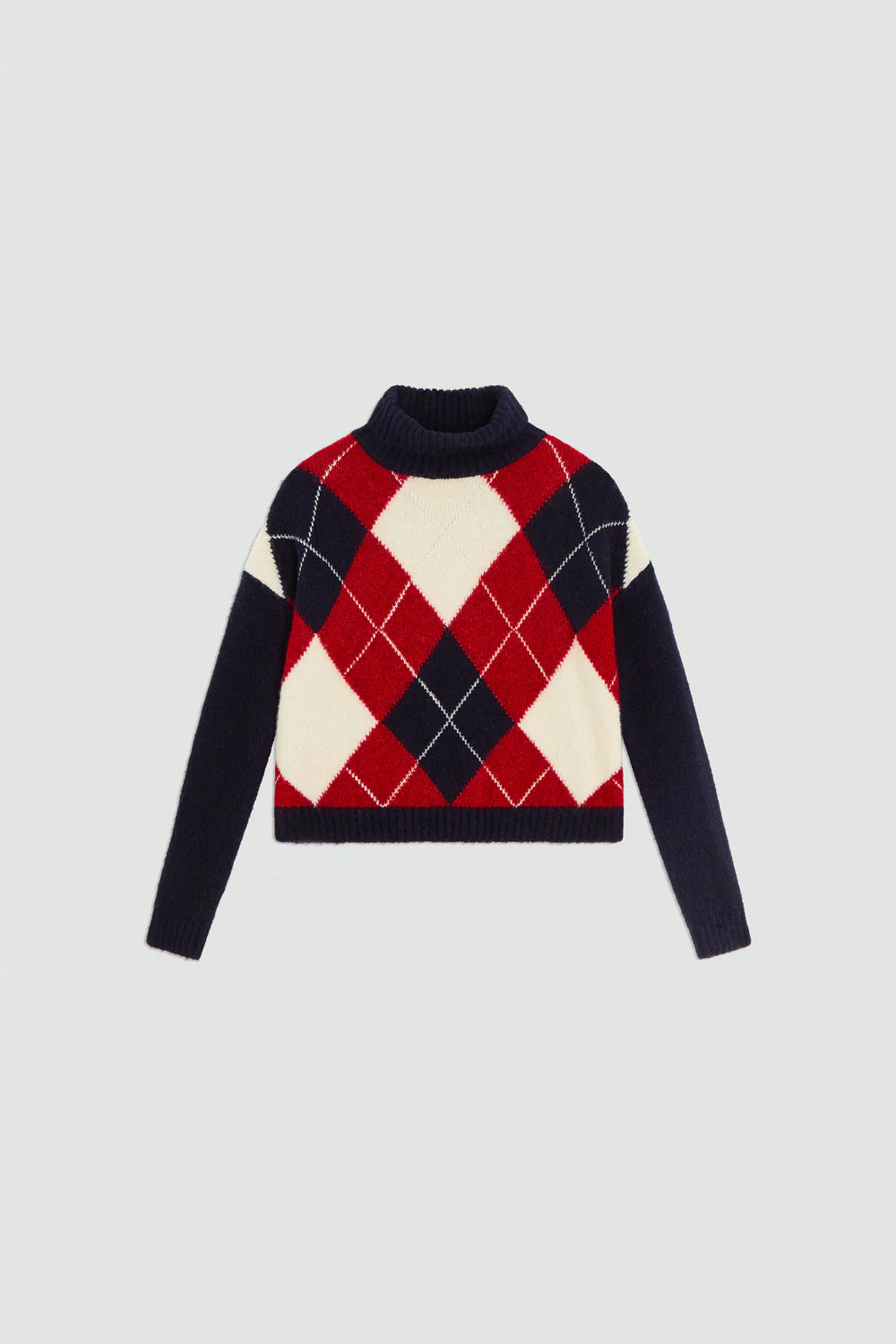 Semicouture Dolcevita in Misto Alpaca Rombi Donna