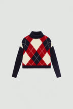 Semicouture Dolcevita in Misto Alpaca Rombi Donna