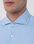 Xacus Camicia Active Tailor Fit Collo francese Tinta Unita Uomo