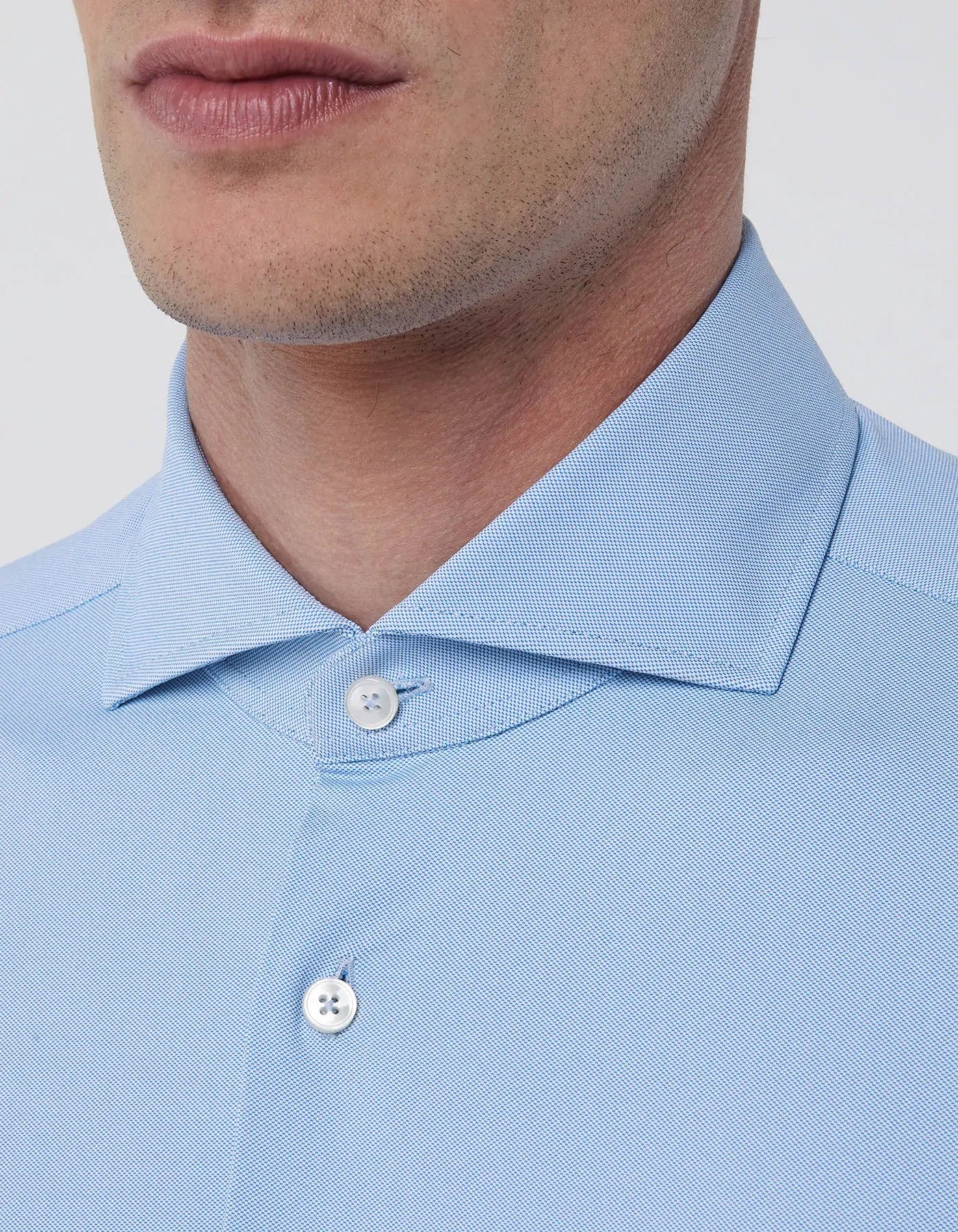Xacus Camicia Active Tailor Fit Collo francese Tinta Unita Uomo