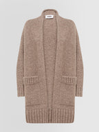 Alpha Studio Cardigan Soft and Shiny con Tasche Donna