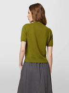 Alpha Studio Girocollo Crop Retro Donna