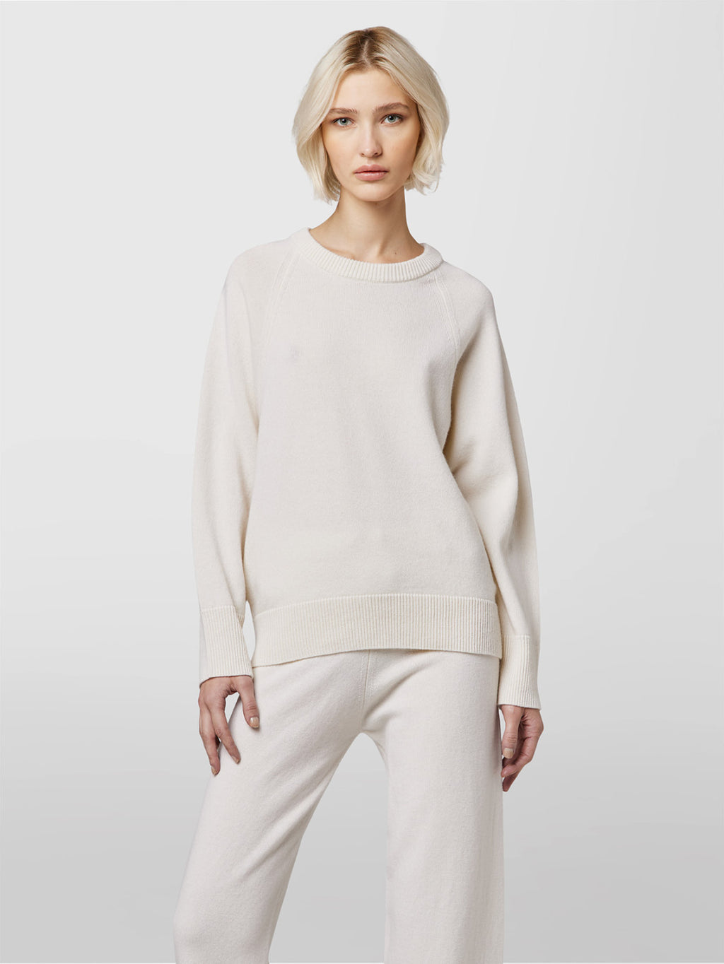 Alpha Studio Maglia Girocollo con Maniche Raglan Donna