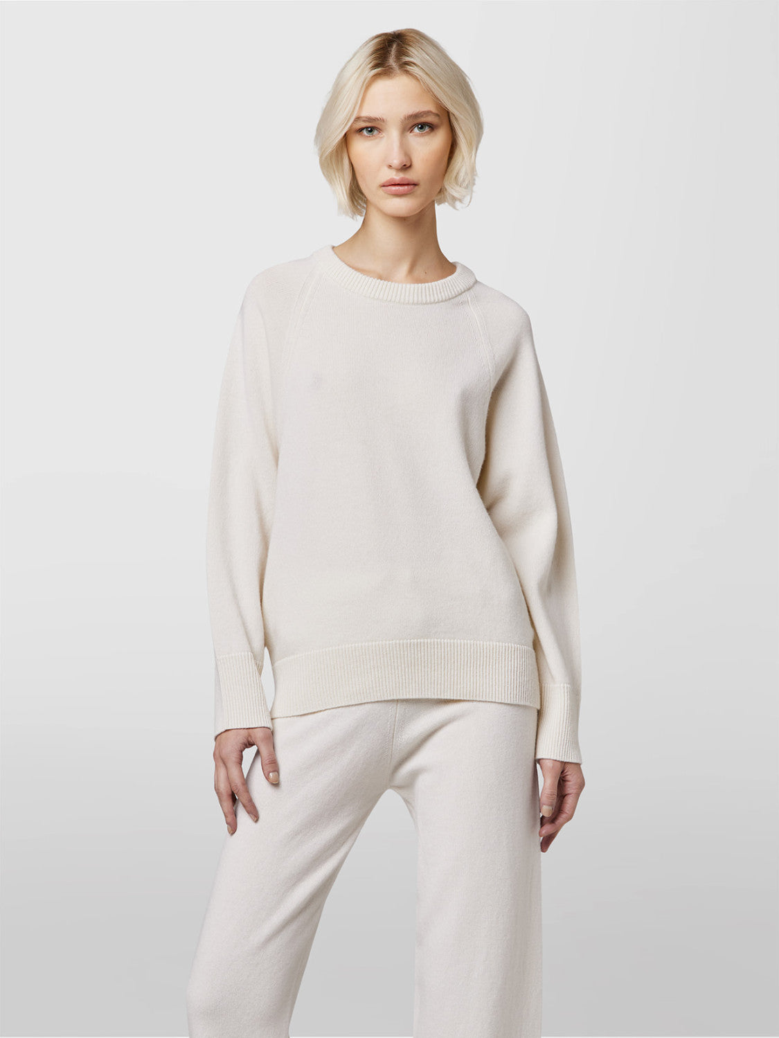 Alpha Studio Maglia Girocollo con Maniche Raglan Donna