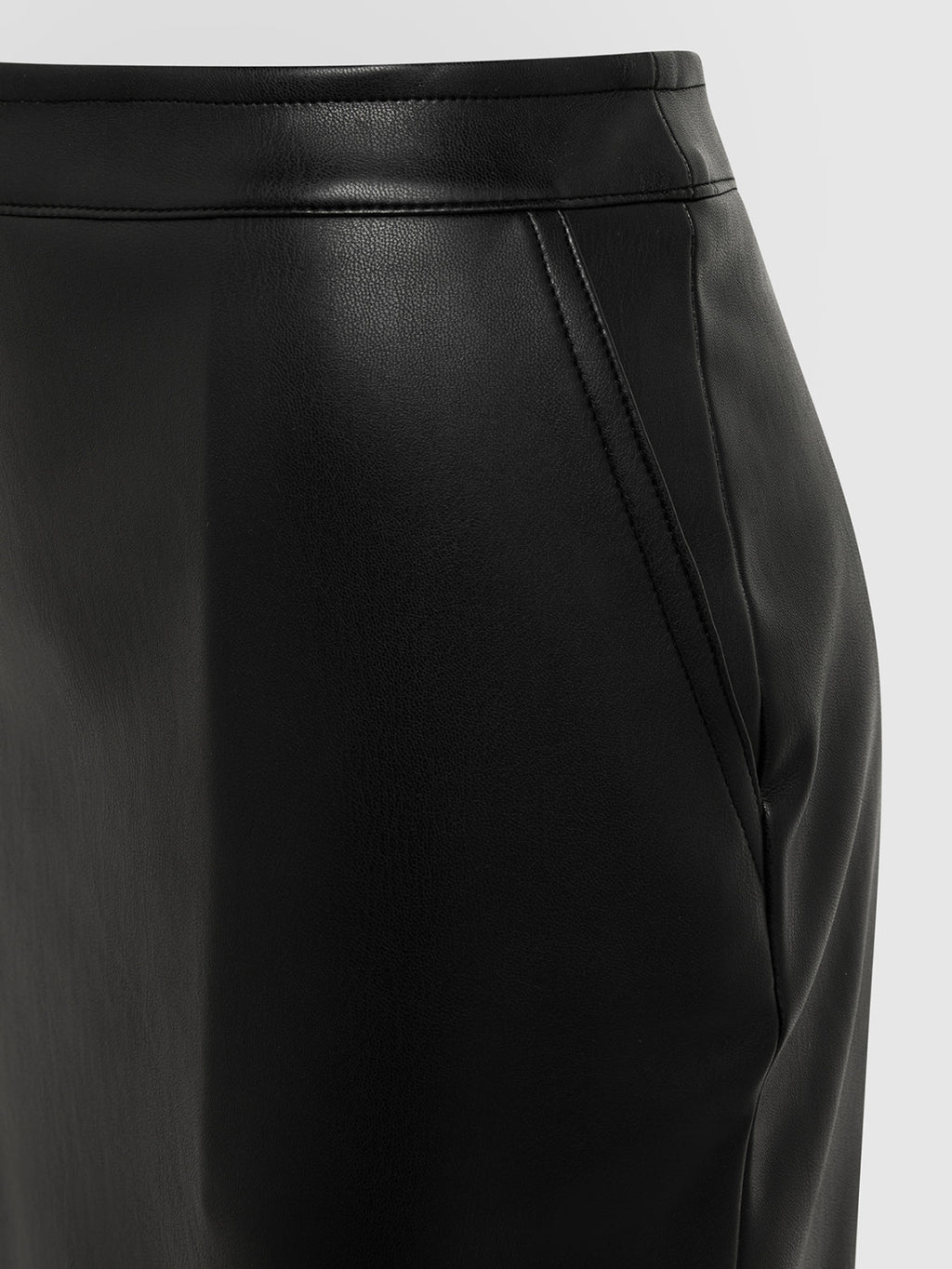 Alpha Studio Gonna Midi in Ecopelle Donna