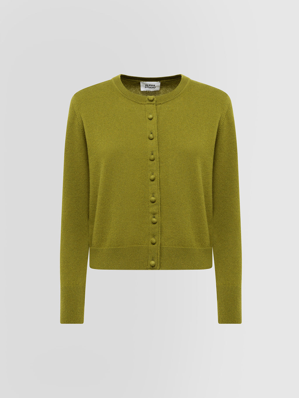 Alpha Studio Cardigan Crop Retro Donna