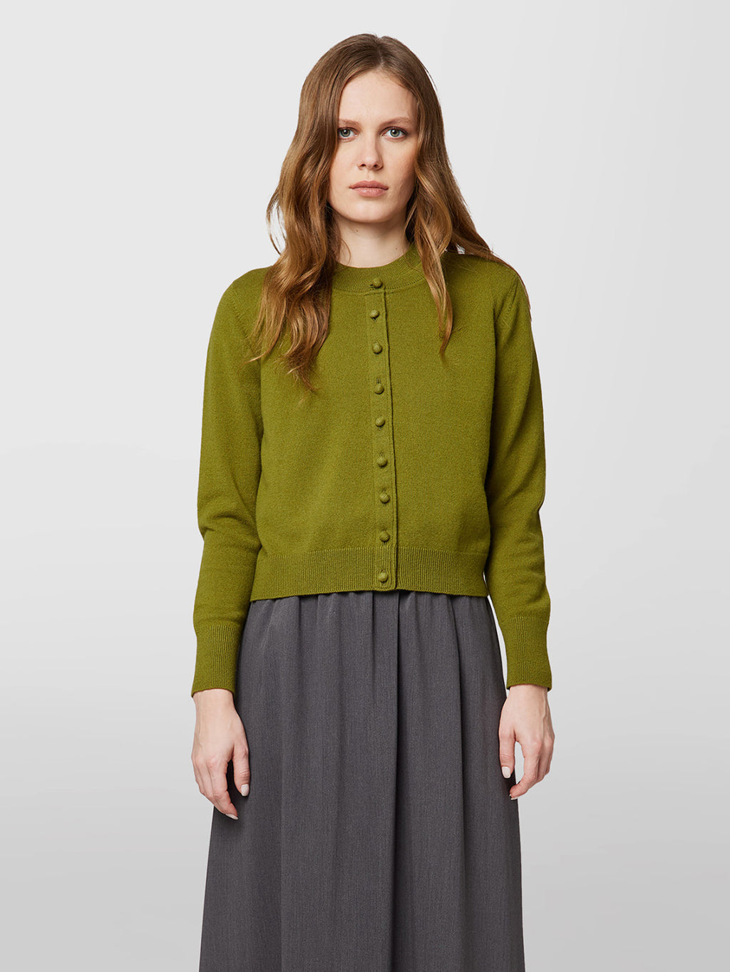 Alpha Studio Cardigan Crop Retro Donna