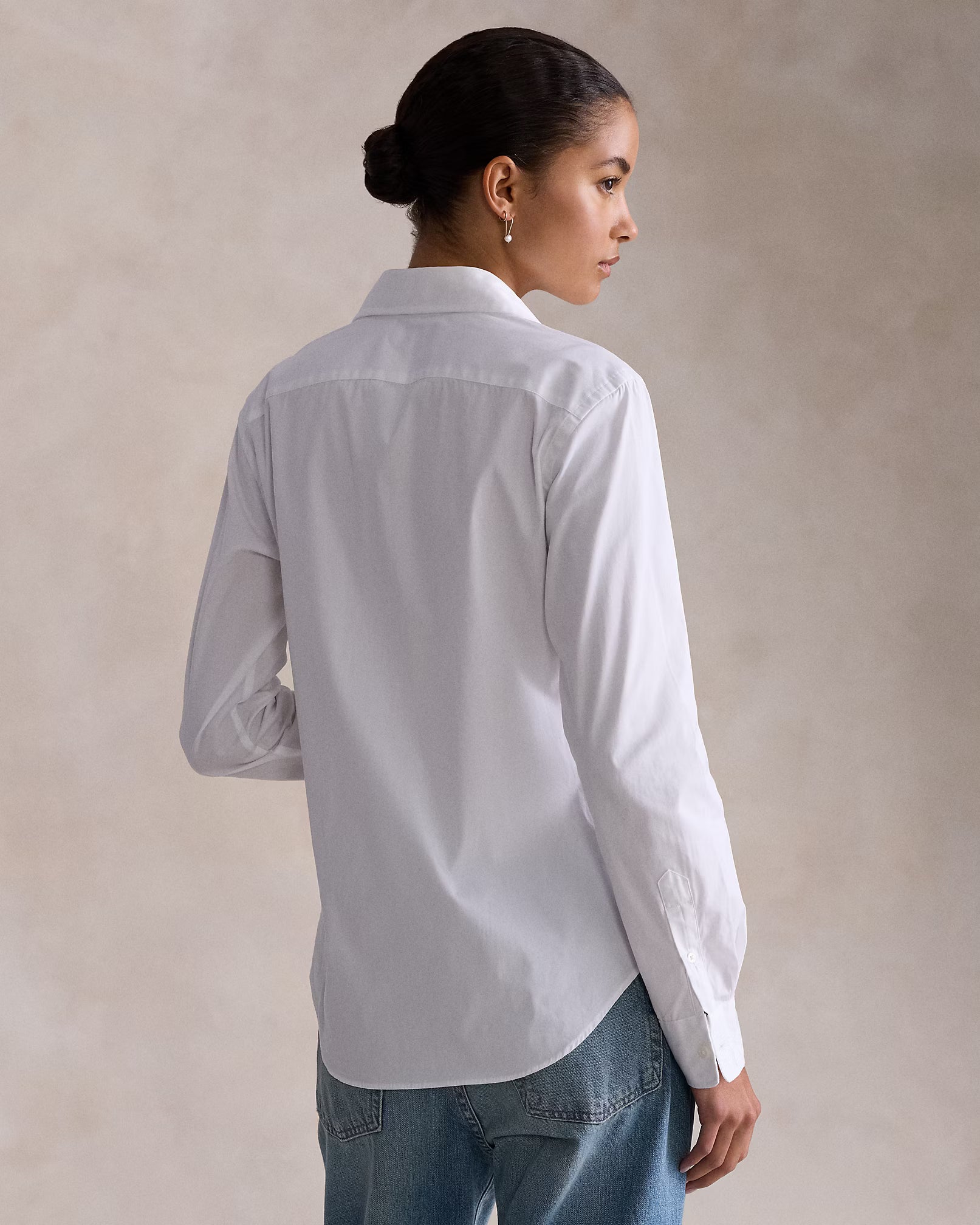 Ralph Lauren Camicia in cotone Slim-Fit Donna