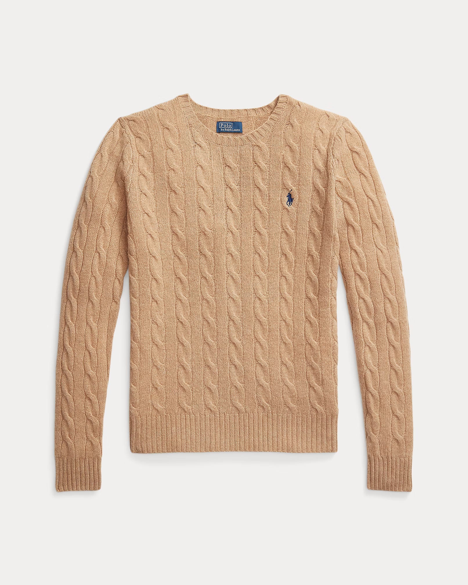 Ralph Lauren Girocollo in lana e cashmere a trecce Donna
