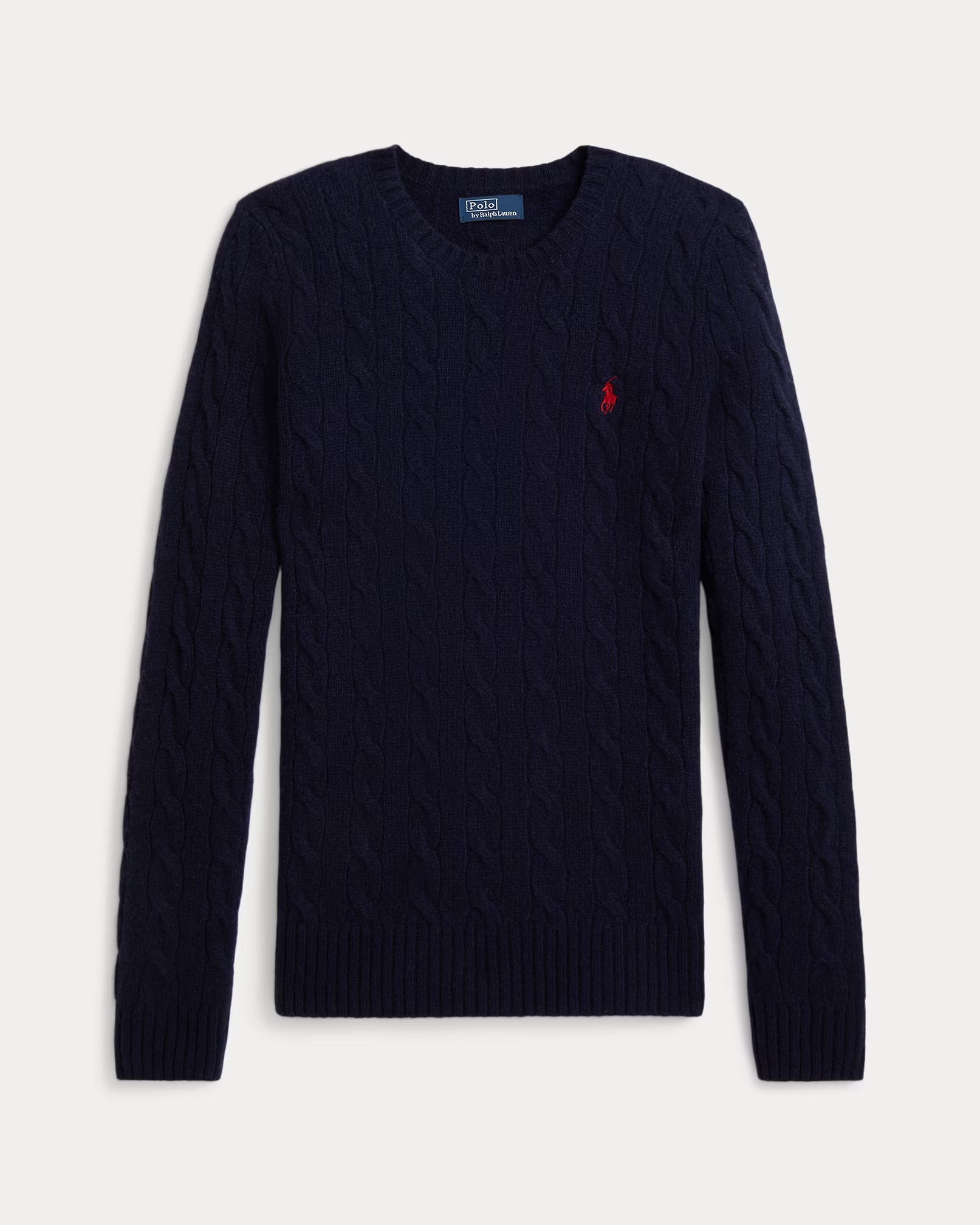 Ralph Lauren Girocollo in lana e cashmere a trecce Donna