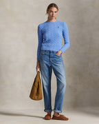 Ralph Lauren Girocollo in lana e cashmere a trecce Donna