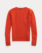 Ralph Lauren Girocollo in lana e cashmere a trecce Donna
