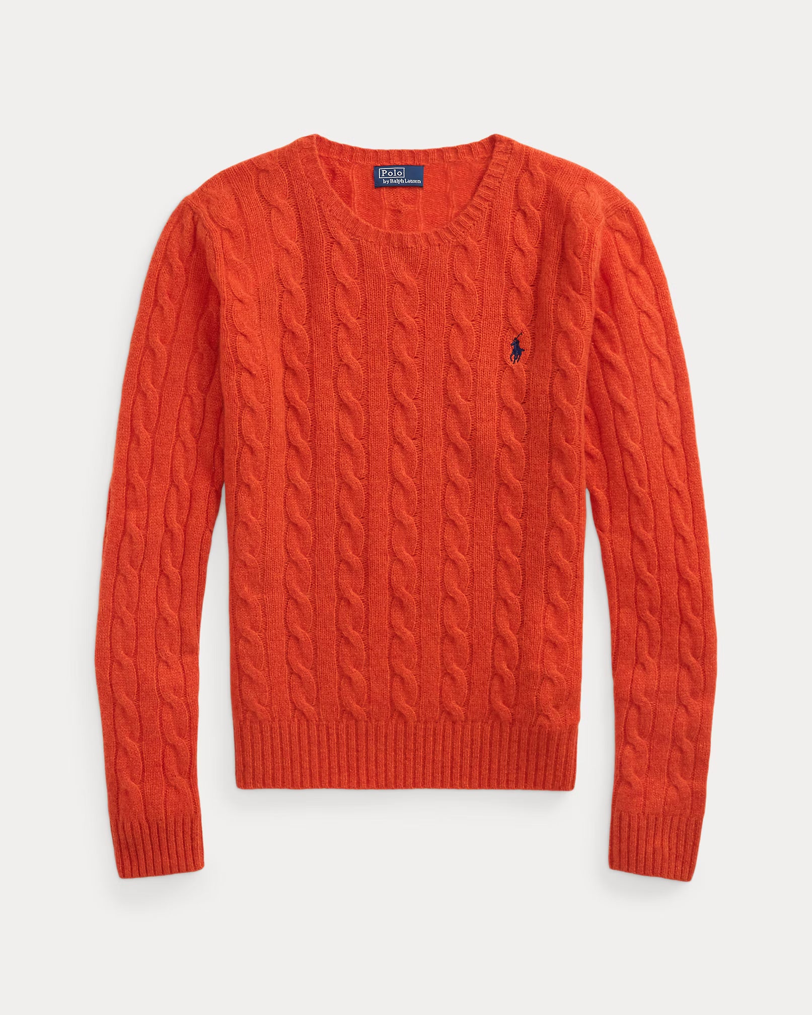 Ralph Lauren Girocollo in lana e cashmere a trecce Donna