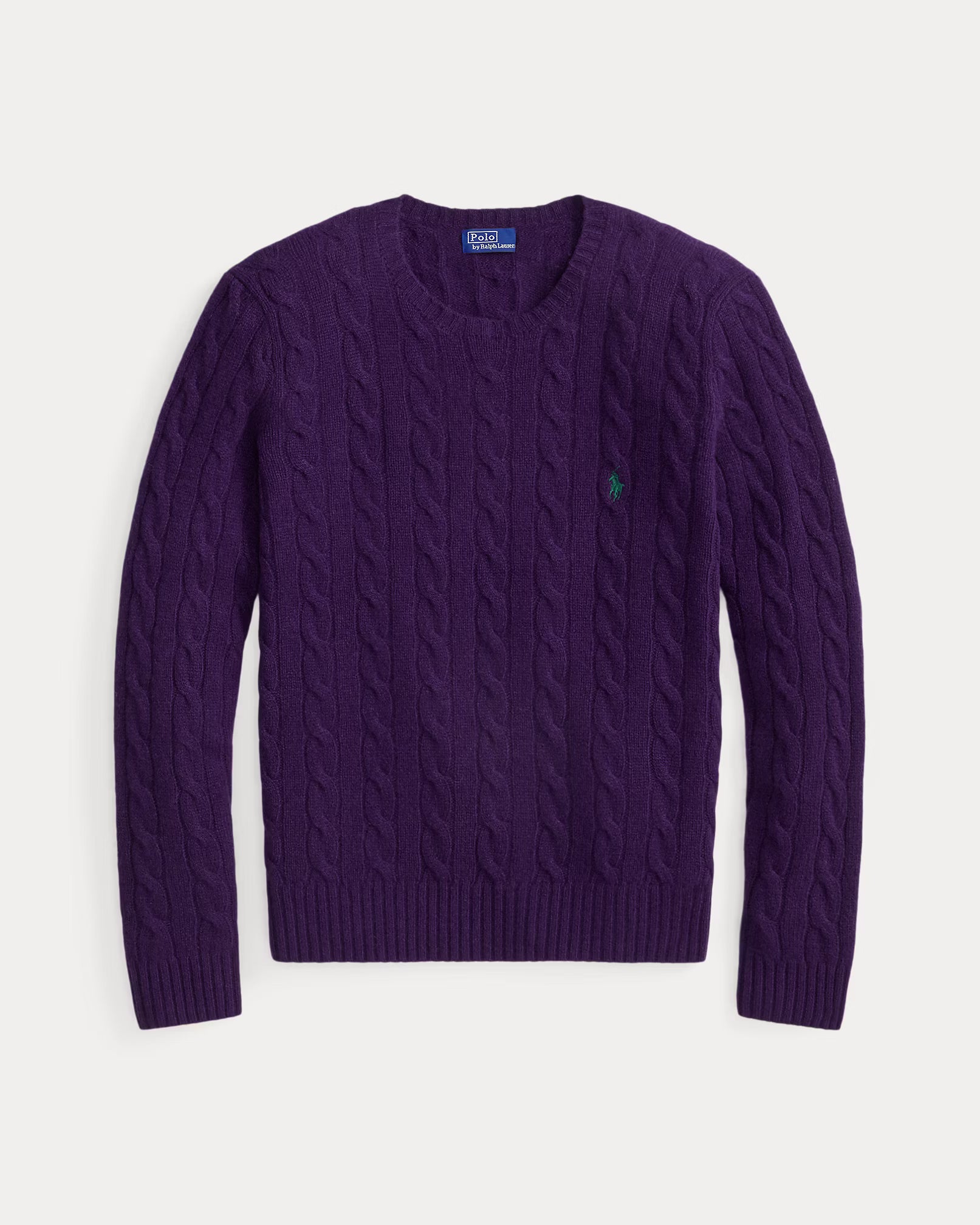 Ralph Lauren Girocollo in lana e cashmere a trecce Donna